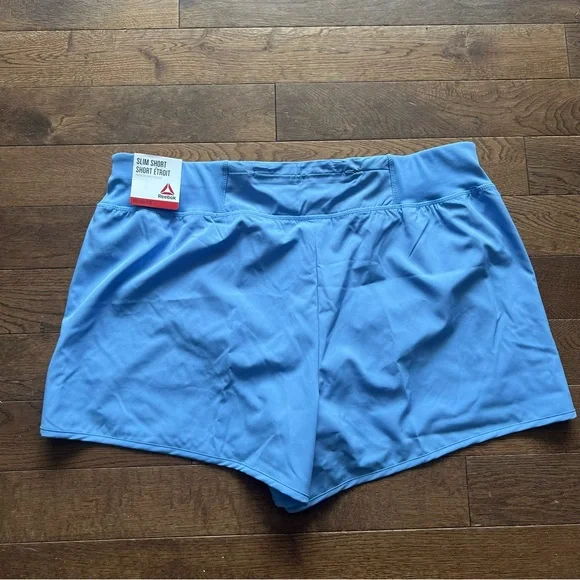 NEW Reebok Blue Athletic Shorts - Picture 6 of 12